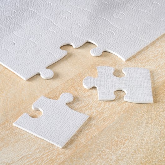 クリスマスプレゼントを贈るボクサー犬 ジグソーパズル (側面)