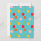 クリスマスプレゼントを食べ飲み&ダサいスウェットパーティー 招待状 (裏面)