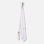 クリスマスプレゼントを飾ったかわいい漫画のホッキョクグマ ネクタイ (裏面)