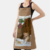 クリスマスプレゼントを飾る エプロン (インサイチュ)