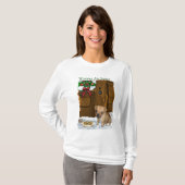 クリスマスプレゼントを飾る Tシャツ (正面フル)