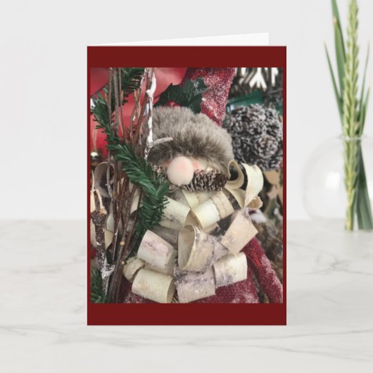 クリスマスプレゼントを「家族と友達へ」 シーズンカード (正面)