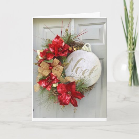 クリスマスプレゼントを「家族と友達」に シーズンカード (正面)