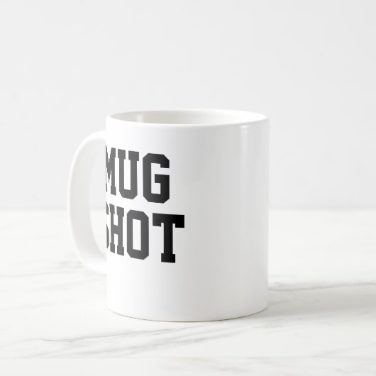 クリスマスプレゼントアイディアおもしろいノベルティマグショット コーヒーマグカップ (正面左)