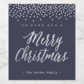 クリスマスプレゼントアイディアワインボトルパーソナライズされたラベル ワインラベル (シングルラベル)