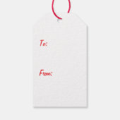 クリスマスプレゼントウェルシュコーギー犬 ギフトタグ (裏面)