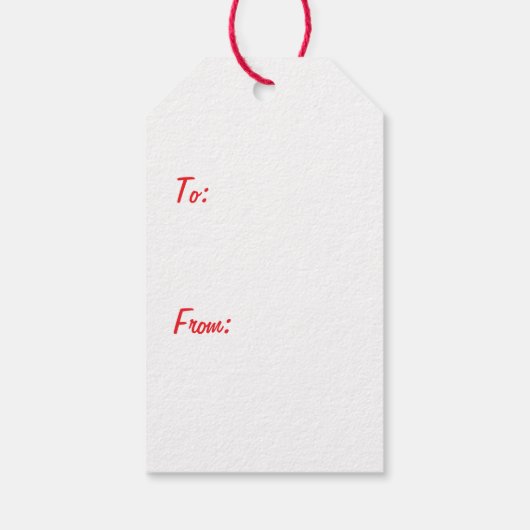 クリスマスプレゼントウェルシュコーギー犬 ギフトタグ (裏面)