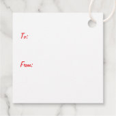 クリスマスプレゼントウェルシュコーギー犬 フェイバータグ (裏面)