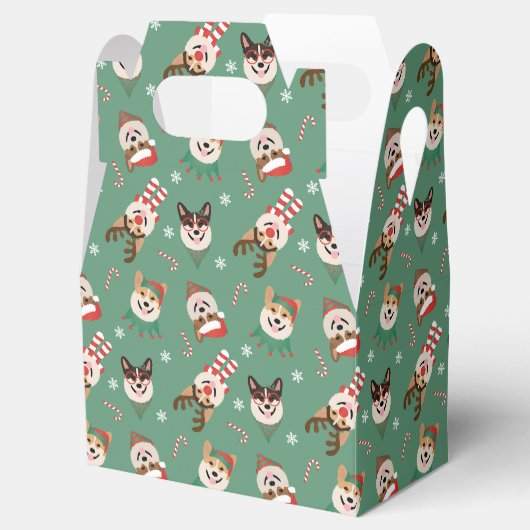 クリスマスプレゼントウェルシュコーギー犬 フェイバーボックス (オープン)