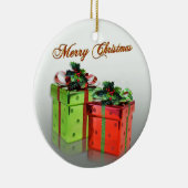 クリスマスプレゼントオーナメント セラミックオーナメント (右)