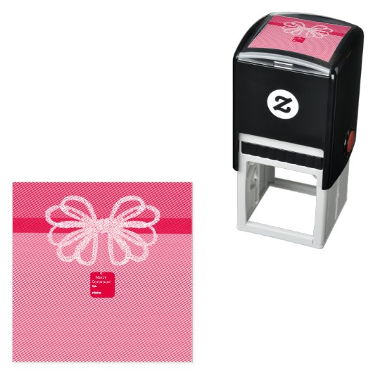 クリスマスプレゼントゴム印 セルフインキングスタンプ (インサイチュ)