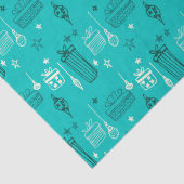 クリスマスプレゼントティール（緑がかった色） 薄葉紙 (詳細)