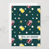 クリスマスプレゼントパーソナライズされた招待状 招待状 (正面/裏面)