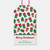 クリスマスプレゼントパーソナライズされた ギフトタグ (裏面)