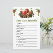 クリスマスプレゼントベビーの単語スクランブルゲーム (スタンド正面)