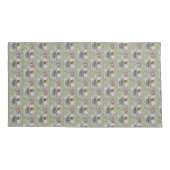 クリスマスプレゼントボックス付きサンタハットのかわいいリス 枕カバー (裏面-左)