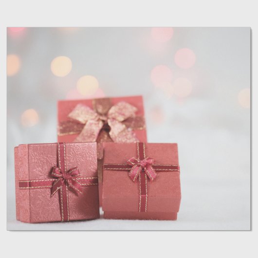 クリスマスプレゼントラッピング紙 ラッピングペーパー (フラット)