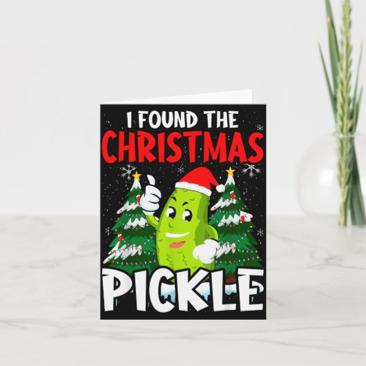 クリスマスプレゼントラバーギフト  クリスマスが見つかった カード (正面)