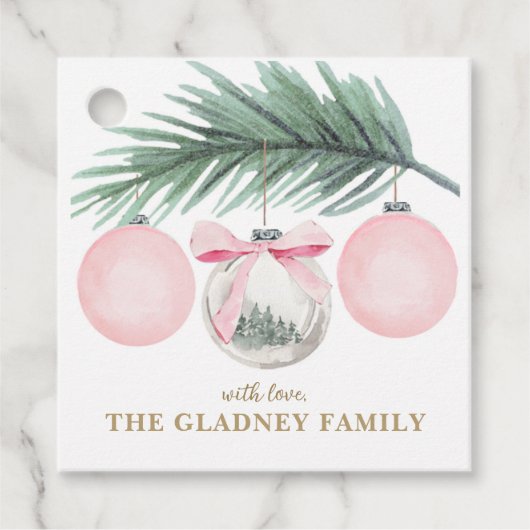 クリスマスプレゼントラベルカード フェイバータグ (正面)