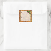 クリスマスプレゼントラベルシール スクエアシール (バッグ)