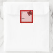 クリスマスプレゼントラベルシール スクエアシール (バッグ)