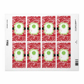 クリスマスプレゼントラベルシール ラベル (フルシート)