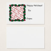 クリスマスプレゼントラベルフォトフレーム (正面&裏面)