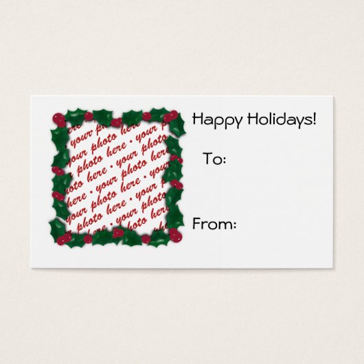 クリスマスプレゼントラベルフォトフレーム (正面)