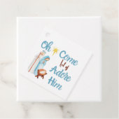 クリスマスプレゼントラベル出生シーンクリスチャンテーマ フェイバータグ (インサイチュ)