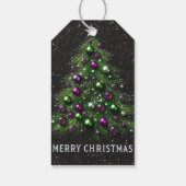 クリスマスプレゼントラベル素晴らし、アート、ファンタジーラベル ギフトタグ (裏面)