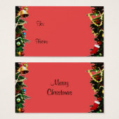 クリスマスプレゼントラベル (正面&裏面)