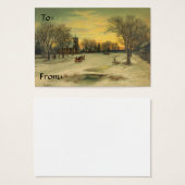 クリスマスプレゼントラベル (正面&裏面)