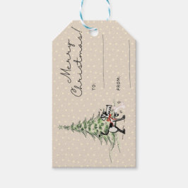 クリスマスプレゼントラベル ギフトタグ