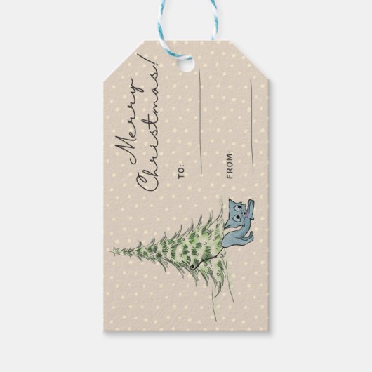 クリスマスプレゼントラベル ギフトタグ (正面)