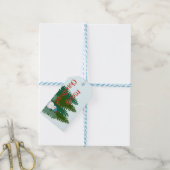 クリスマスプレゼントラベル ギフトタグ (より糸付き)