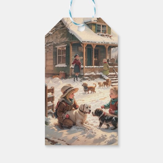 クリスマスプレゼントラベル ギフトタグ (裏面)