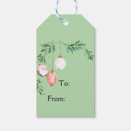 クリスマスプレゼントラベル ギフトタグ (正面)