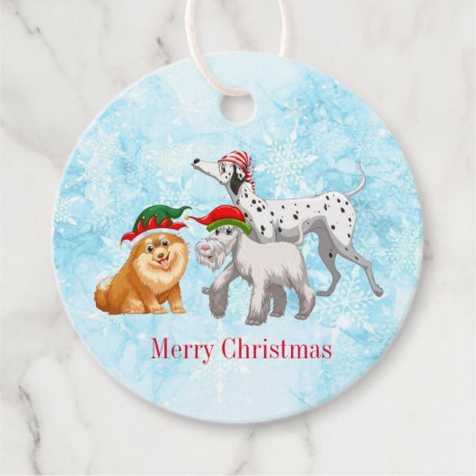 クリスマスプレゼントラベル フェイバータグ (正面)