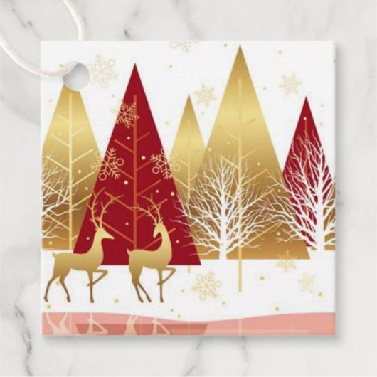 クリスマスプレゼントラベル フェイバータグ (正面)