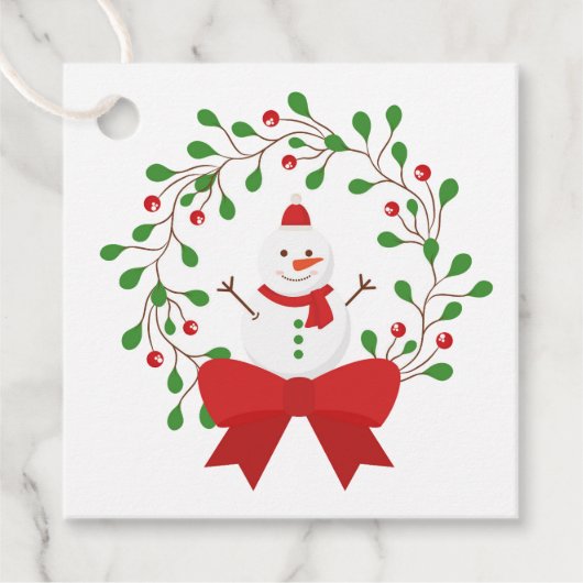 クリスマスプレゼントラベル フェイバータグ (正面)