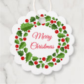 クリスマスプレゼントラベル フェイバータグ (正面)