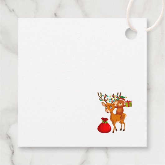 クリスマスプレゼントラベル フェイバータグ (裏面)