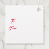 クリスマスプレゼントラベル フェイバータグ (裏面)