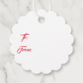 クリスマスプレゼントラベル フェイバータグ (裏面)