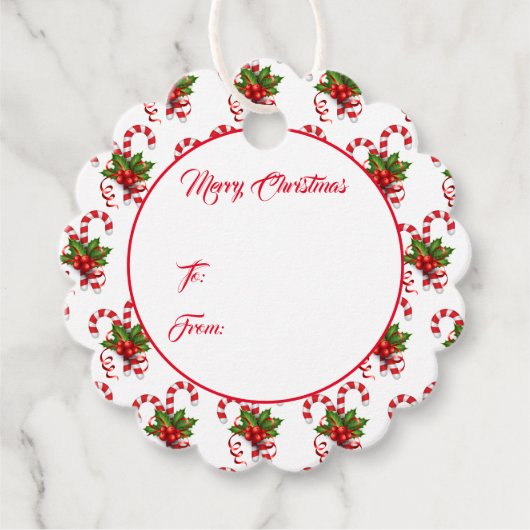 クリスマスプレゼントラベル フェイバータグ (正面)