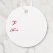 クリスマスプレゼントラベル フェイバータグ (裏面)