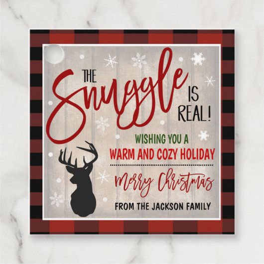 クリスマスプレゼントラベル フェイバータグ (正面)