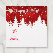 クリスマスプレゼントラベル フェイバータグ (正面)