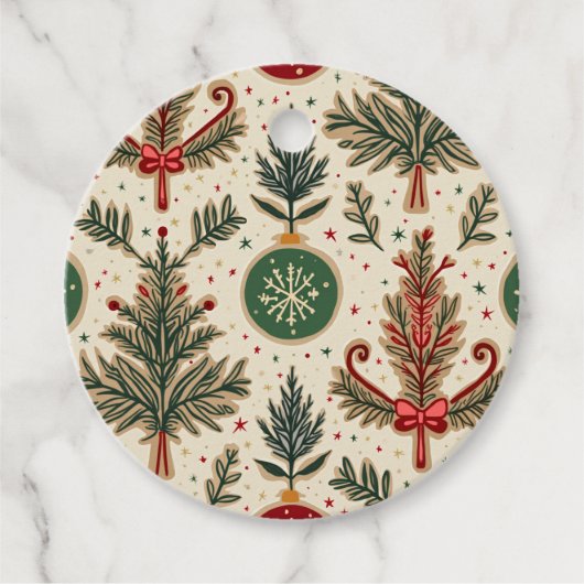 クリスマスプレゼントラベル フェイバータグ (正面)