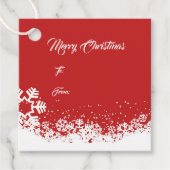 クリスマスプレゼントラベル フェイバータグ (正面)